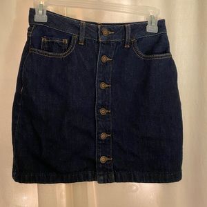 Hollister Jean skirt Size 1